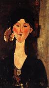 Amedeo Modigliani Beatrice Hastings in Front of a Door oil painting artist